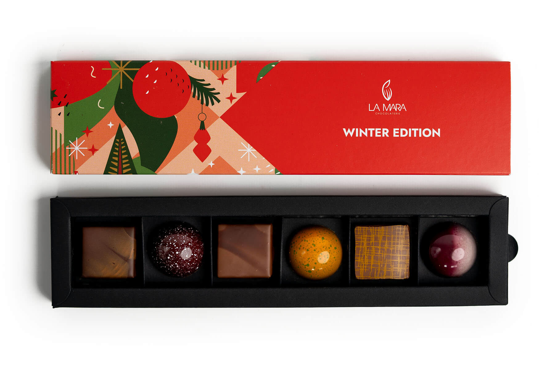 Winteredition Pralinenbox 6ER