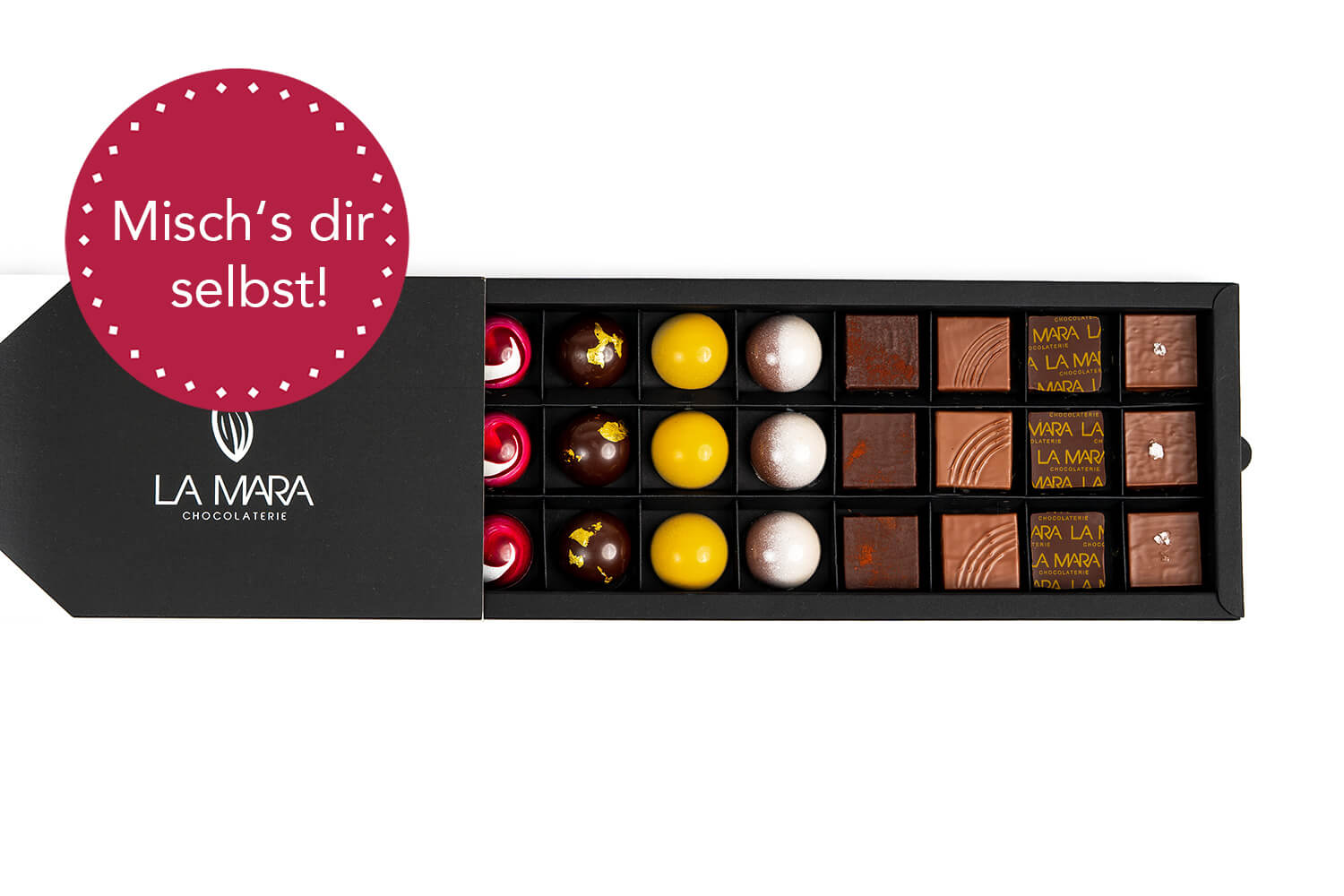 Meine Mischung 36er Pralinenbox  vegane Pralinenbox selbst mischen