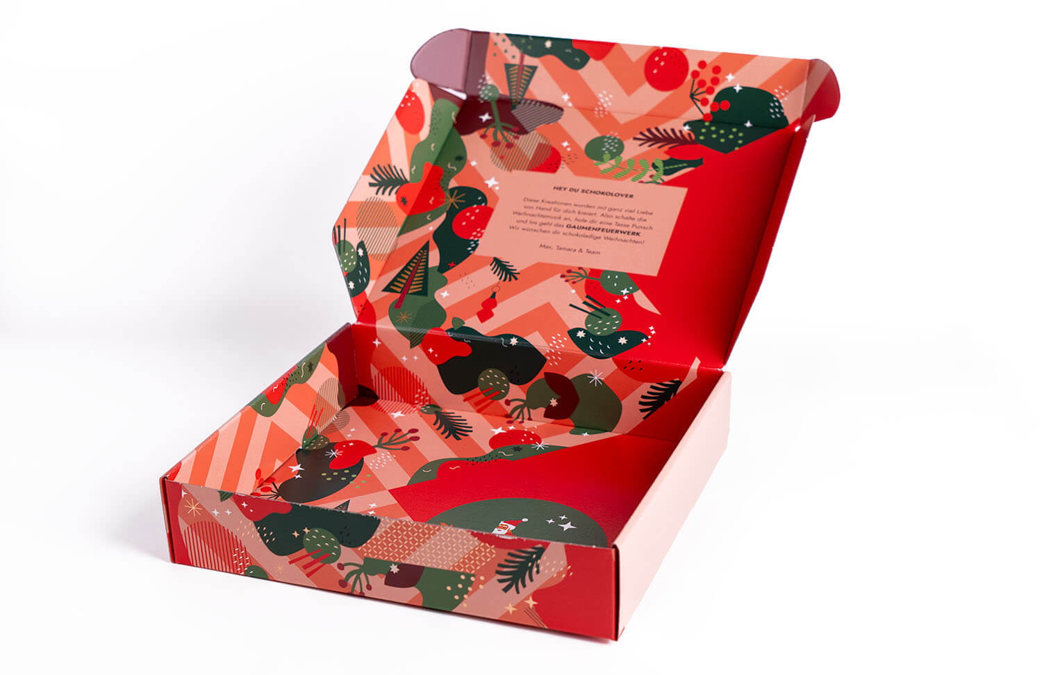 Geschenkbox X-MAS leer