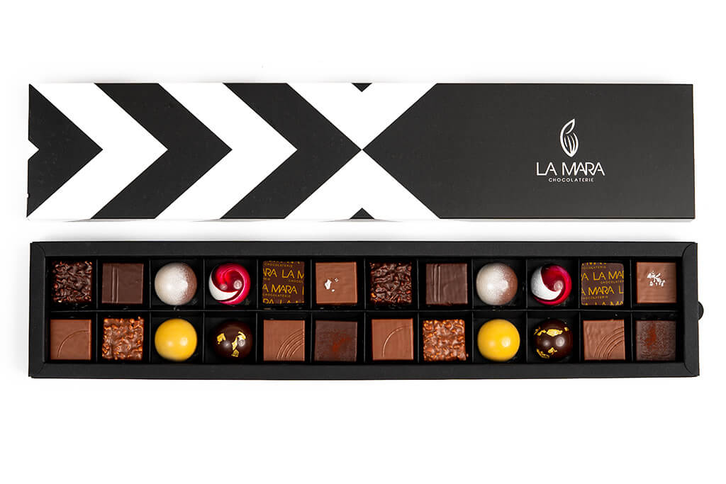 Classy Pralinenbox 24er vegane Pralinenbox 24er classy